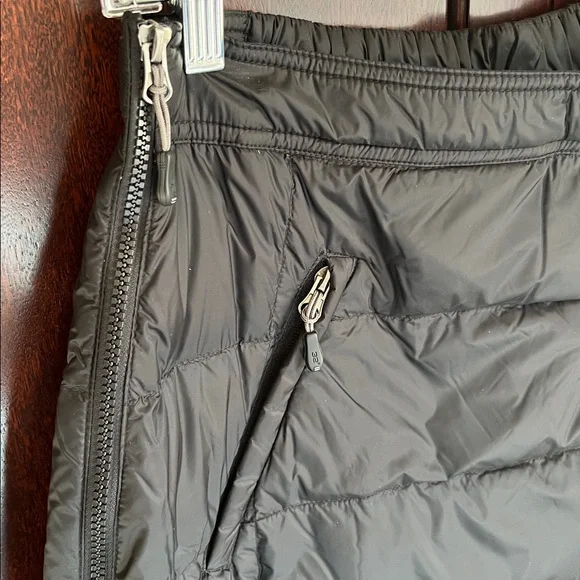 NEW Aventure Women’s Black Ultra Light Down Knee-Length Skirt Size Large - Picture 4 of 8